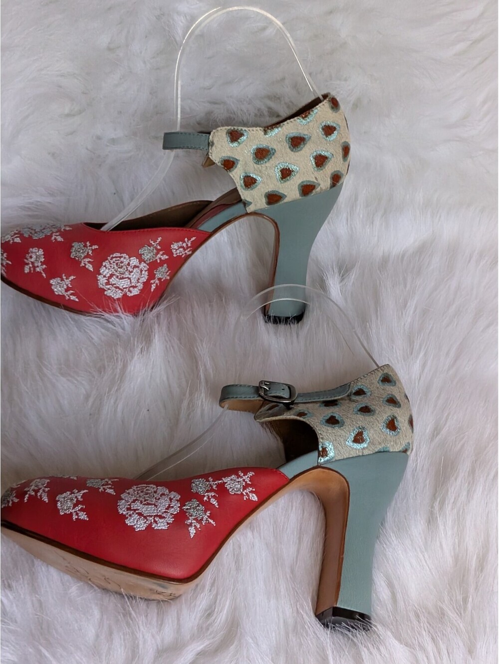 John Fluevog Flora miracle platform shoes 9